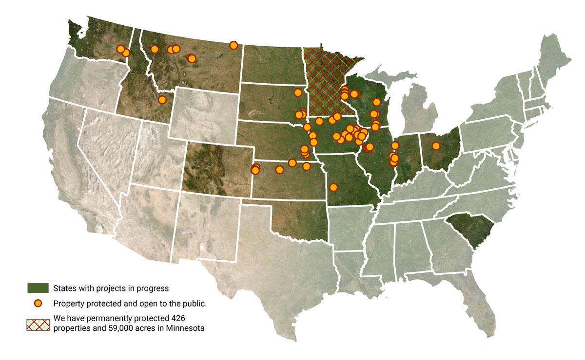 Thanks to the support of our chapters, members, donors and partners, we have created remarkable