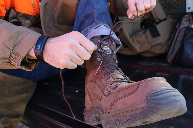 Steel toe hunting clearance boots