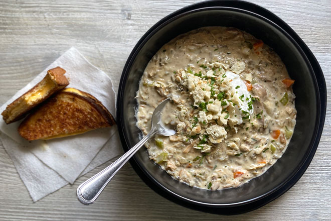 Creamy Crab and Wild Rice Soup Recipe