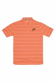 PF Puma Pounce Stripe Polo - Vibrant Orange
