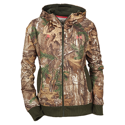 Women’s Under Armour Realtree hunting jacket& pants set