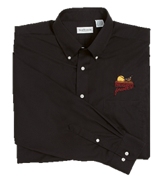 PF Van Heusen Men's Twill PF Shirt - Black