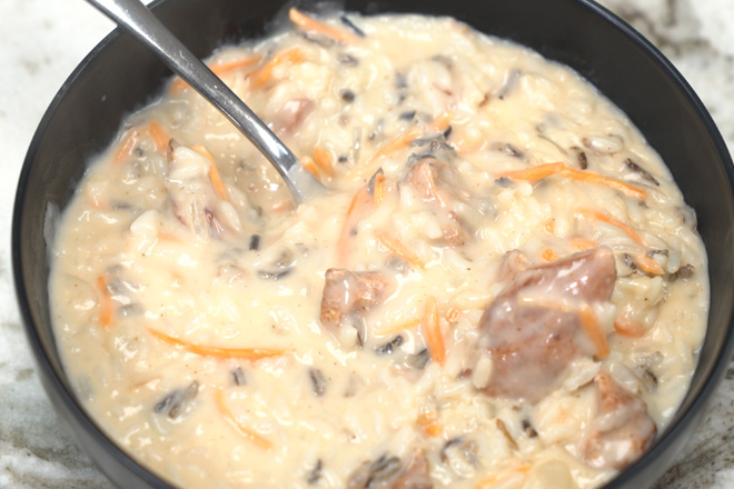 Gamebird Gourmet // Smoked Pheasant & Wild Rice Soup